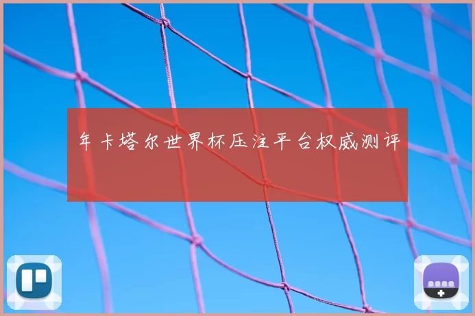 年卡塔尔世界杯压注平台权威测评