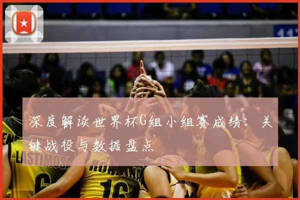 深度解读世界杯G组小组赛成绩:关键战役与数据盘点